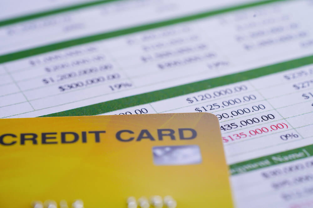 Capture d'écran d'un relevé bancaire