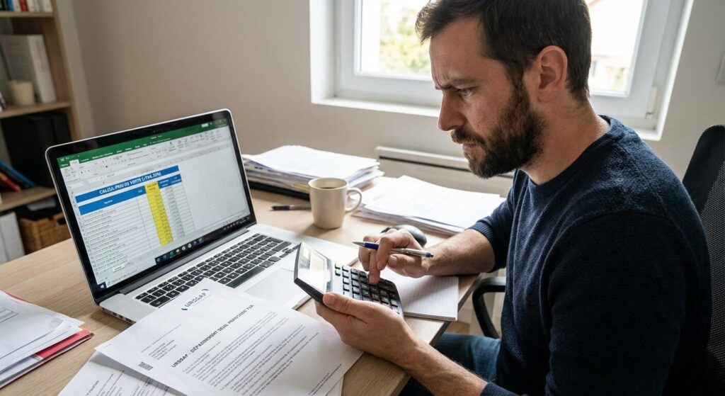 Indépendant ajustant ses prix de vente suite au dépassement du seuil de franchise en base de TVA