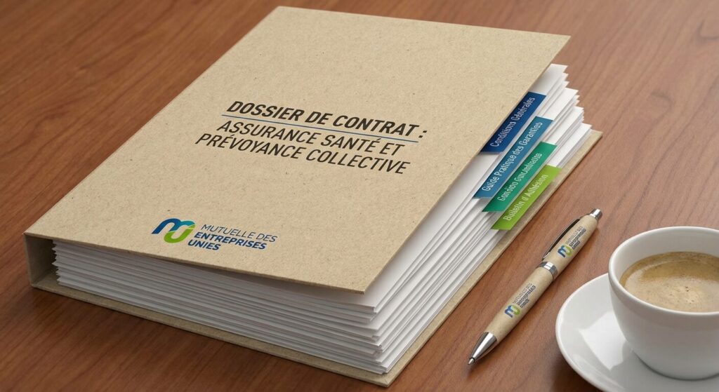Dossier de contrat d'assurance santé et prévoyance collective