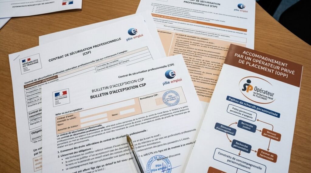 Documents officiels relatifs au CSP et à l'accompagnement par un opérateur privé.