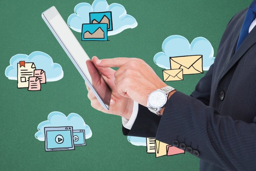 Interface d'un logiciel de prospection par IA générant des messages personnalisés pour des prospects.